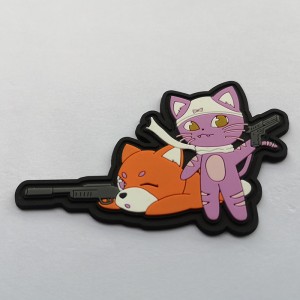Soft and elastic PVC customized patch