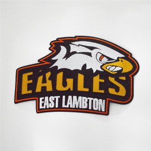 Very attractive Tackle twill patch