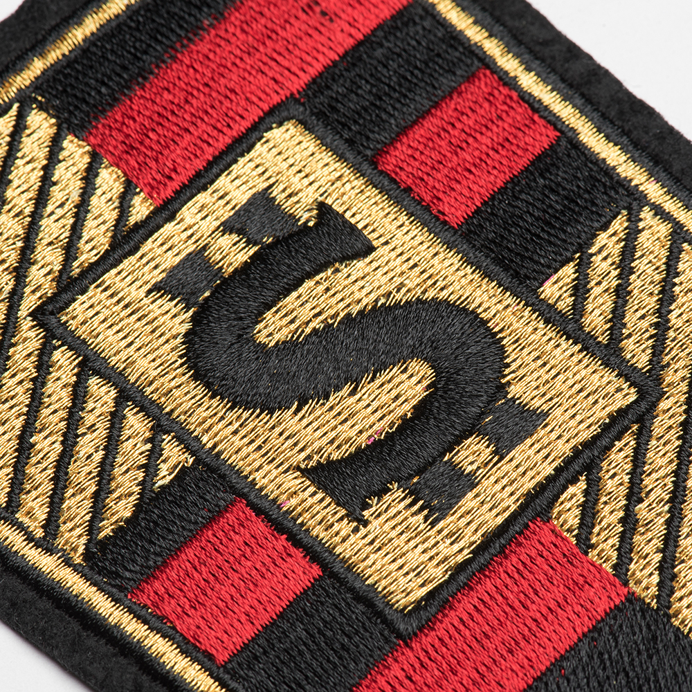 Metallic Thread embroidery patches