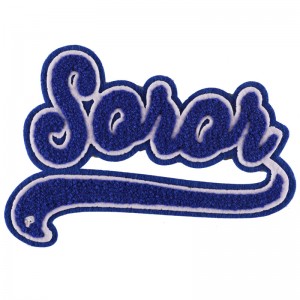 Customized chenille patch with soft and attractive touch