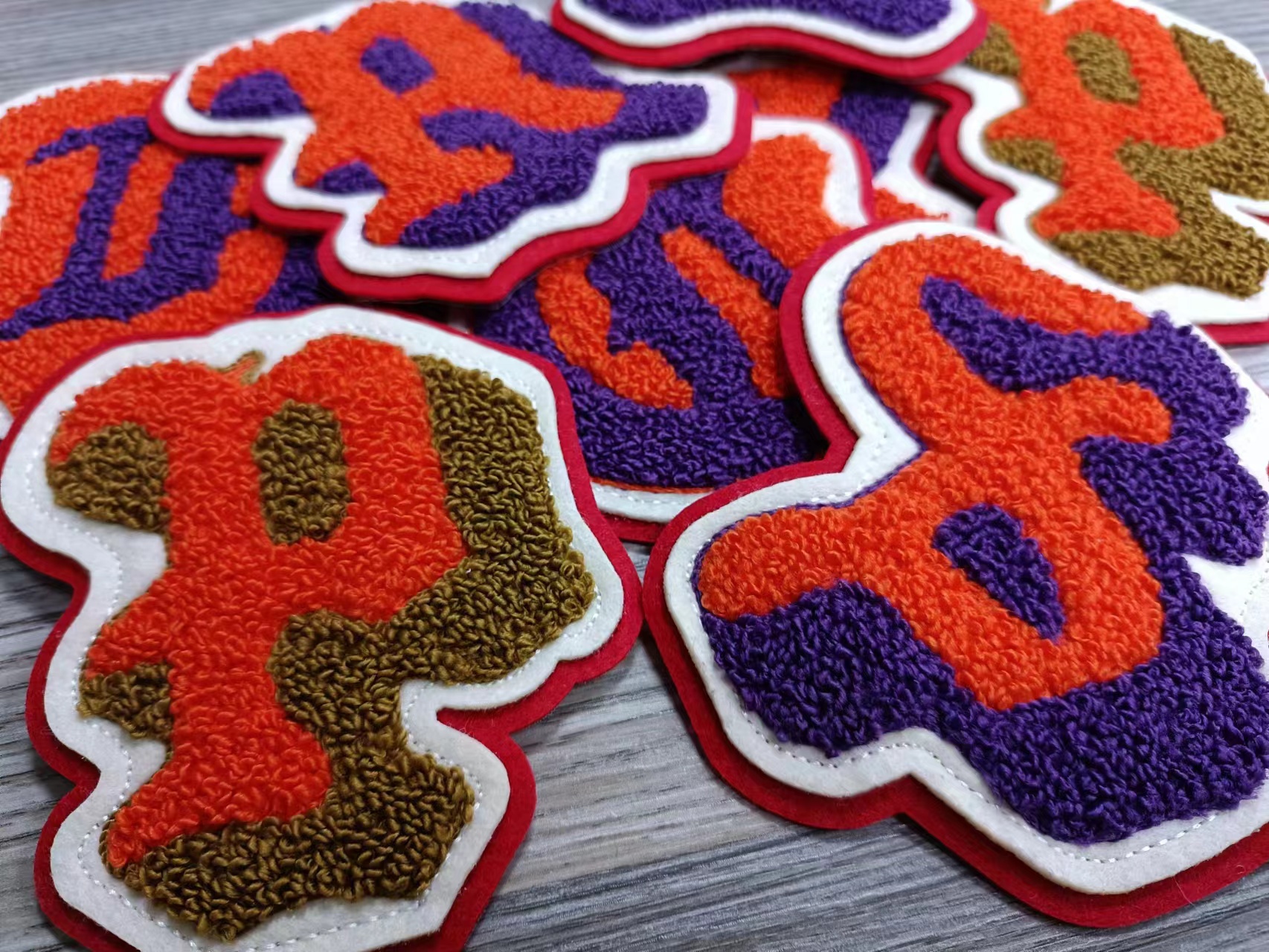 Towel embroidery